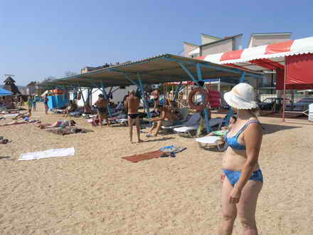 Sandy beach Feodosia