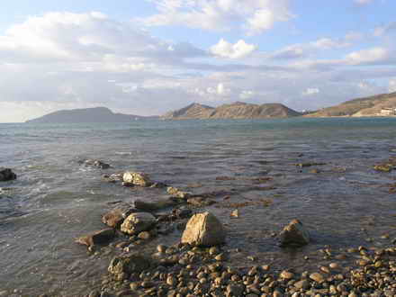 Entrance to the sea