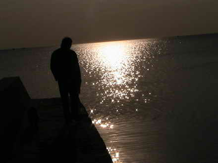 Sparkling sea