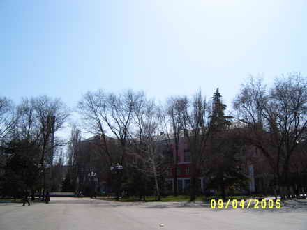 View of the eternal flame