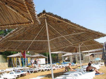 Umbrellas a la House of Robinson Crusoe