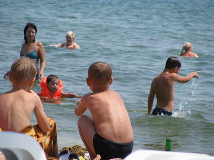 Some swim, others punished!