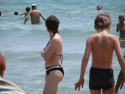 People at sea