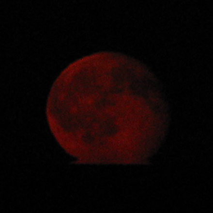 Full Moon in Dvuyakornaya Bay
