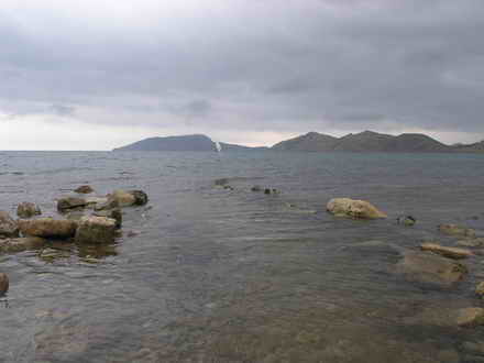 Cleared the entrance to the sea
