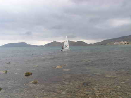 Maneuver in Dvuyakornaya Bay