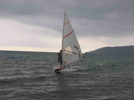 Arrival windsurfer