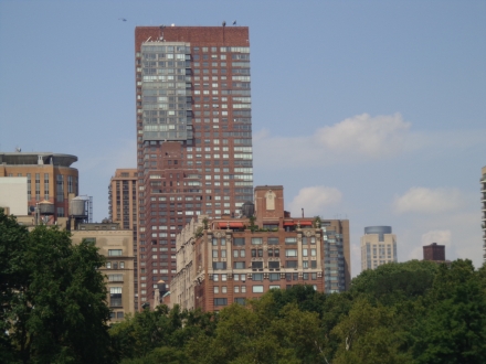 Skyscrapers look at Central Park