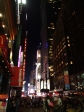 Narrow street in Manhattan