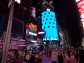 Funny people on the streets of Manhattan evening